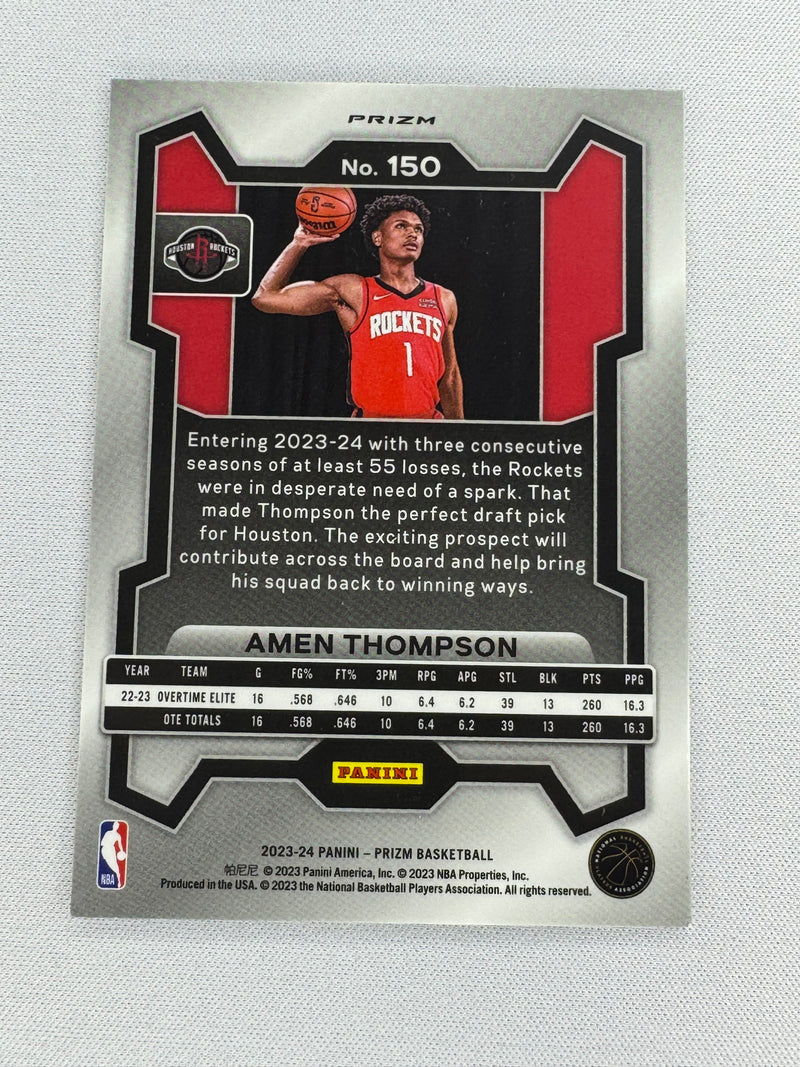 2023 Amen Thompson Prizm Silver 150-2