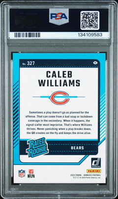 2024 Caleb Williams No Name 327 PSA 9-2