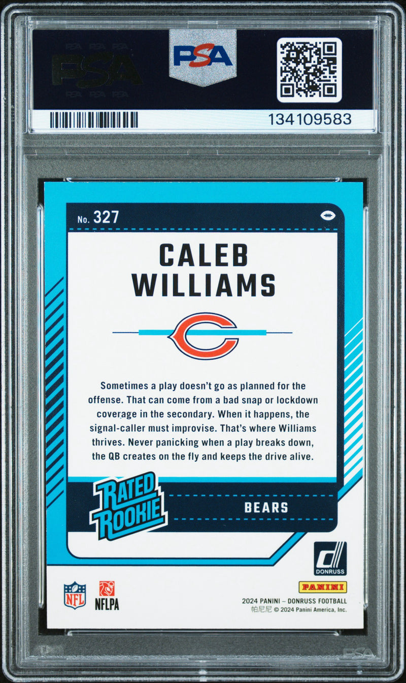 2024 Caleb Williams No Name 327 PSA 9-2