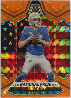 2024 Mosaic Jared Goff National Pride Orange /25 #252-1