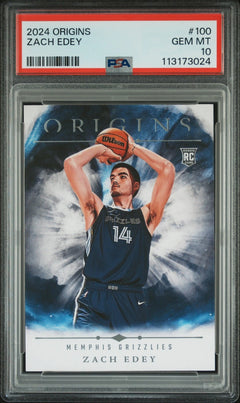2024 origins Zach Edey PSA 10-1