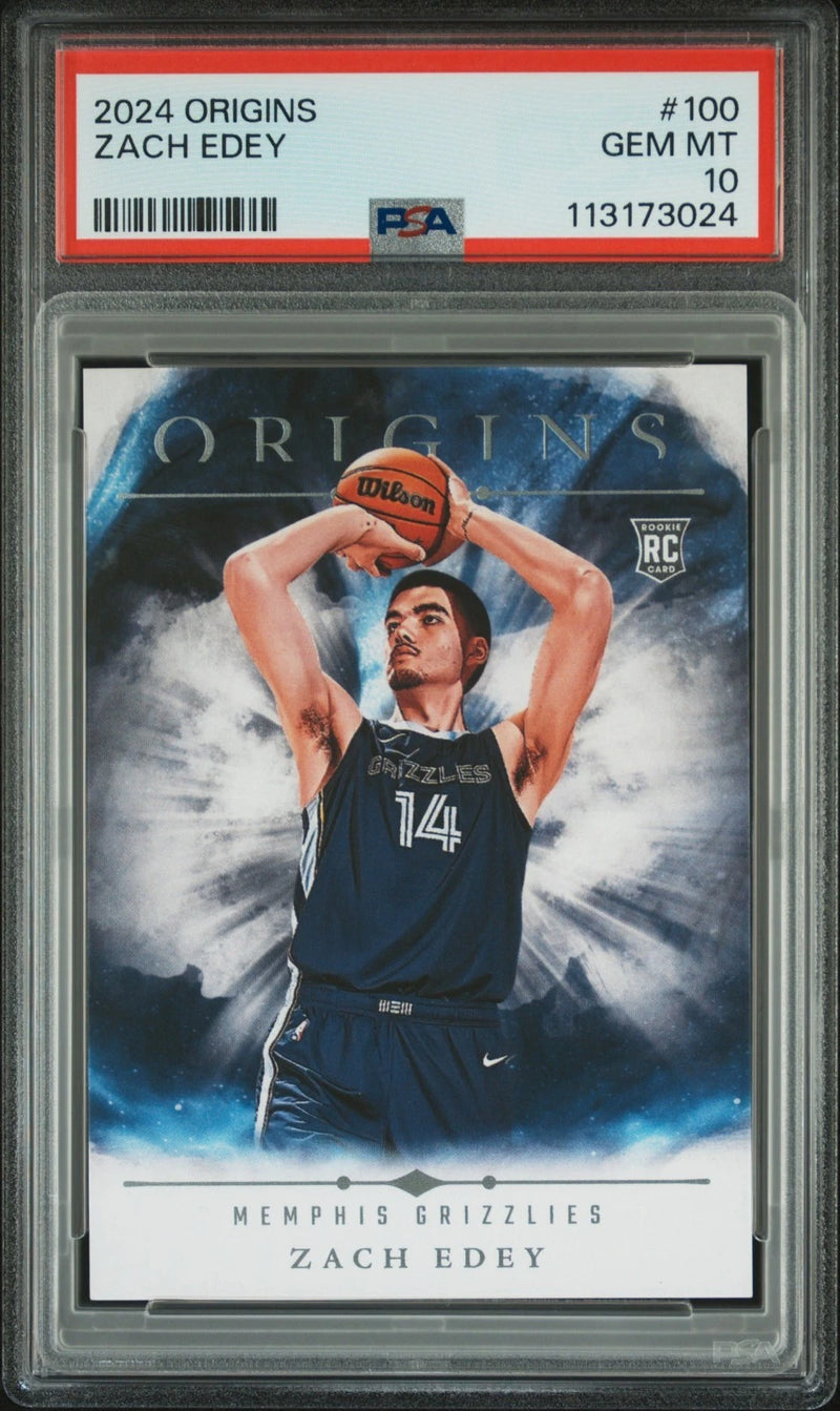 2024 origins Zach Edey PSA 10-1
