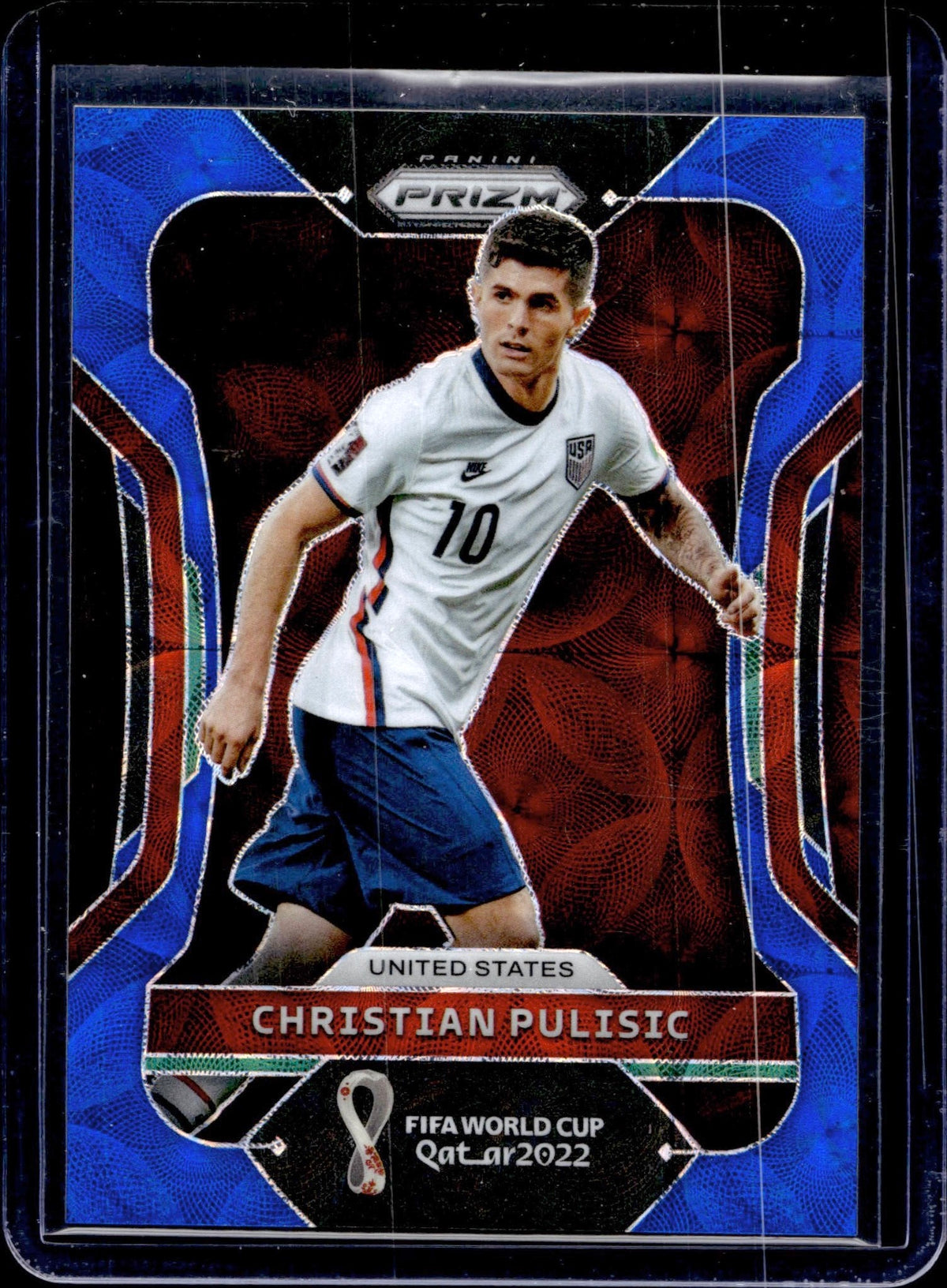 2022 Panini Prizm FIFA World Cup Christian Pulisic Blue /135 #201