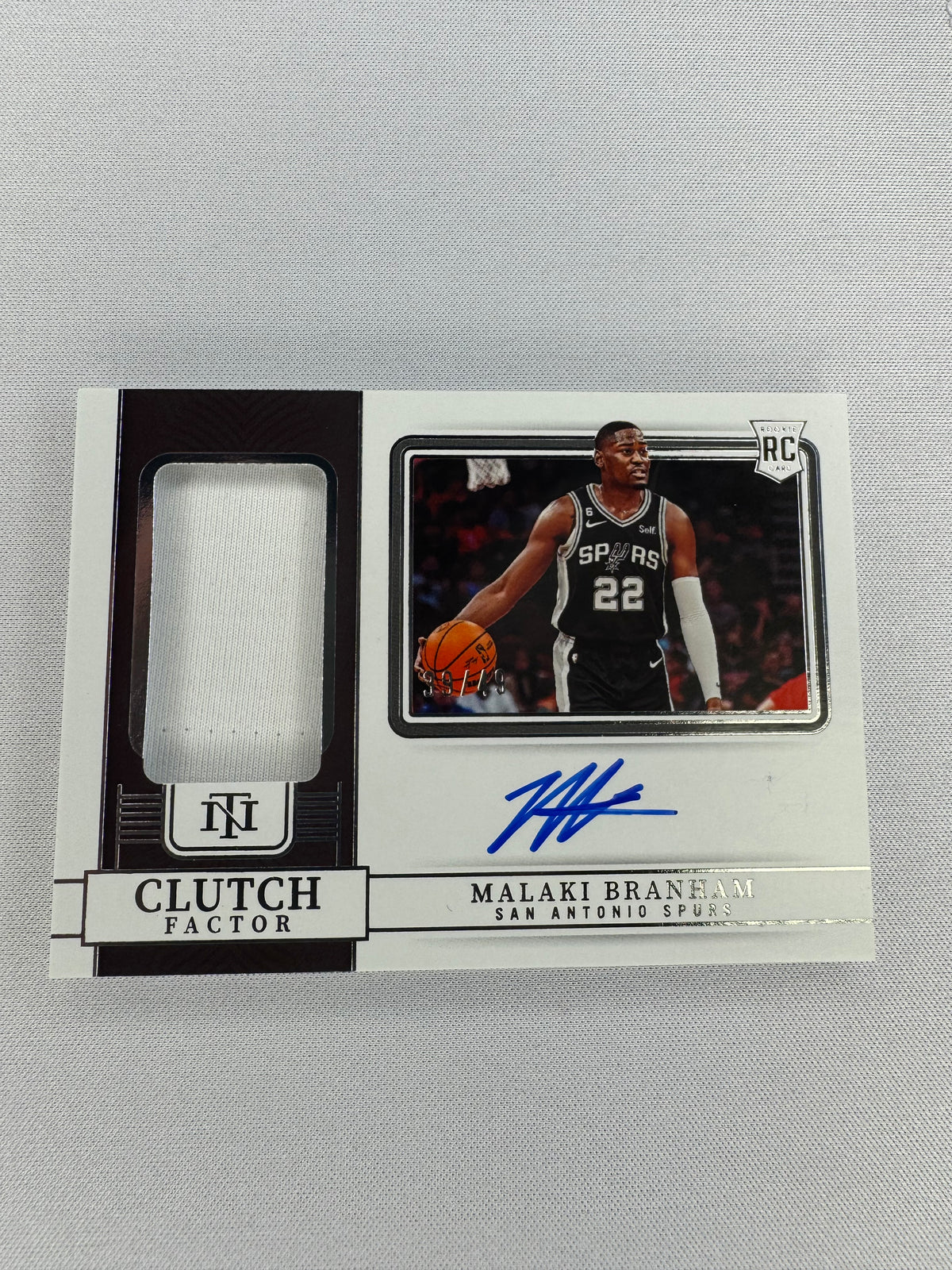 2022 National Treasures Malaki Branham Clutch Factor CFS-MBH