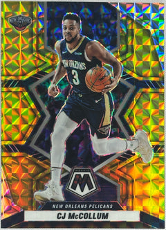 2021 Mosaic CJ McCollum Gold /10 #5-1