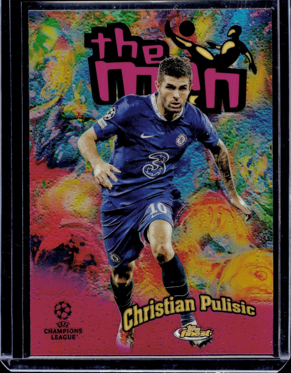 2023 Topps Finest Christian Pulisic Pink 'The Man'-1