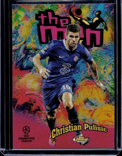 2023 Topps Finest Christian Pulisic Pink 'The Man'-1
