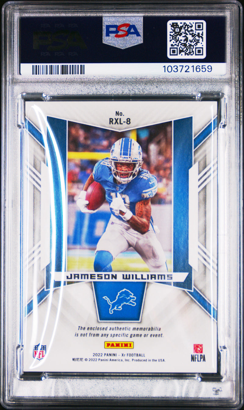 2022 XR Jamison Williams Ricky XL Orange /25  RXL-8 PSA 8-2