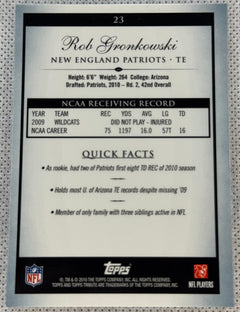 2010 Rob Gronkowski Tribute /75 RC 23￼-2