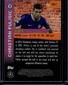 2023 Topps Finest Christian Pulisic Pink 'The Man'-2