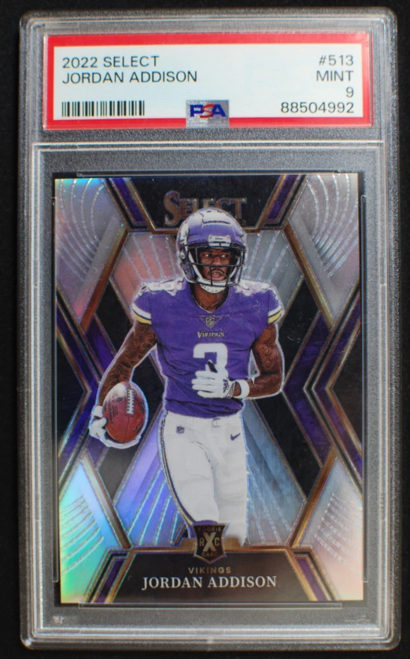 2022 select Jordan Addison XRC PSA9-1