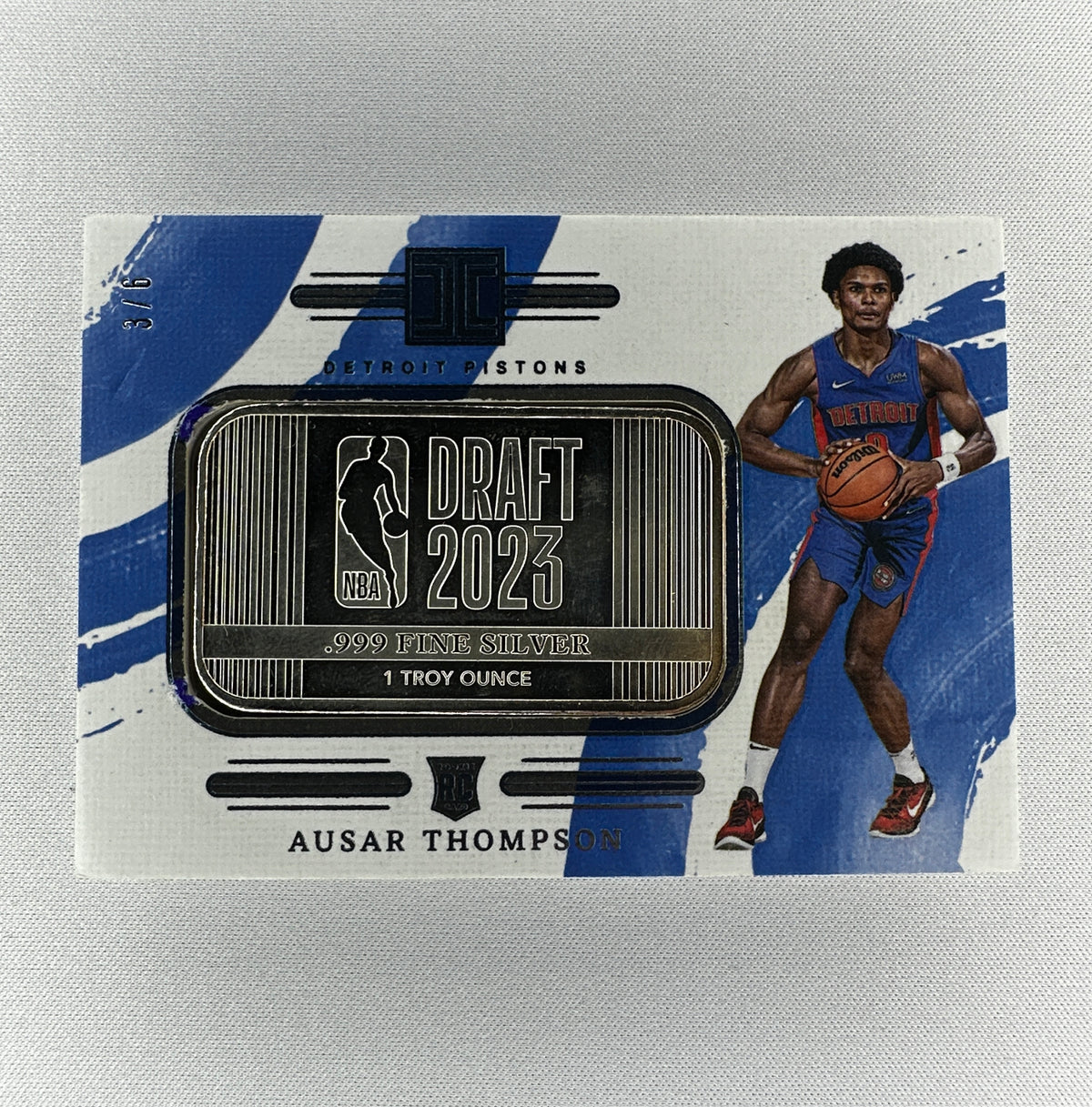 2023 Impeccable Ausar Thompson 1oz Silver Bar Rookie RC #2 /6