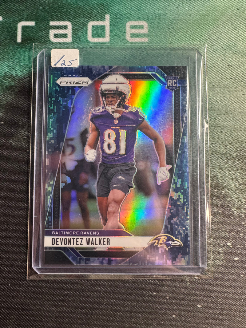 2024 Prizm Devontez Walker blue camo /25-1