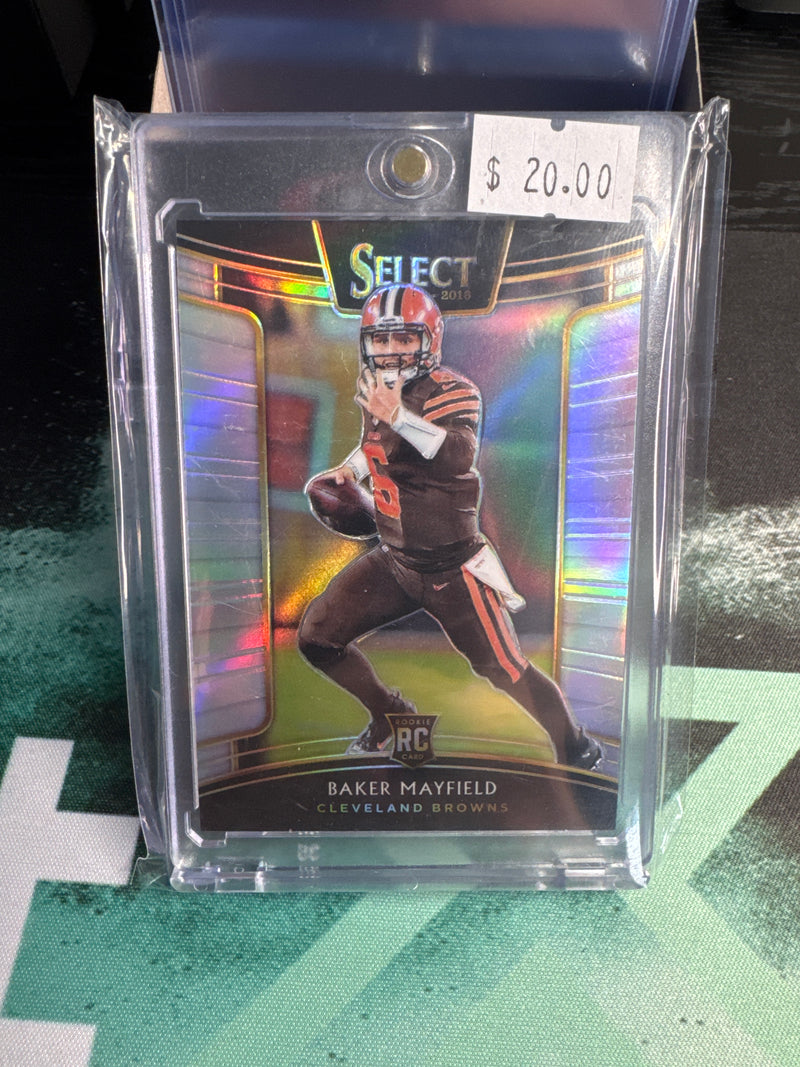 2018 Baker Mayfield select silver 30￼-1