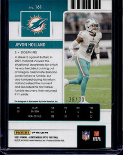 2021 Panini Contenders Optic Jevon Holland Rookie Ticket Pulsar /30 #161-2