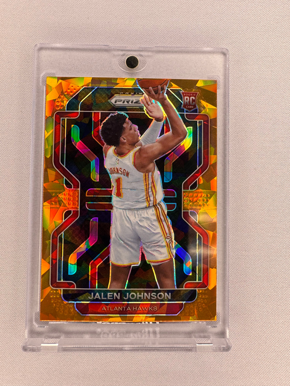 2021 Jalen Johnson orange ice PRIZM 305-1