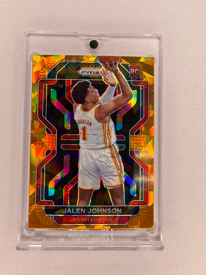 2021 Jalen Johnson orange ice PRIZM 305-1