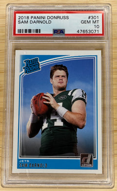 2018 Panini Donruss Sam Darnold #301 PSA 10-1