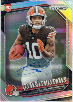 2025 Prizm Quinshon Judkins Rookie RC Auto #313-1