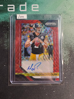 2018 prizm Mason Rudolph Red Auto /199-1