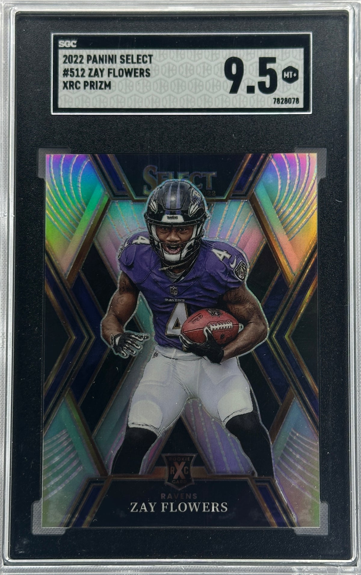 2022 Select Zay Flowers XRC SGC 9.5 #512