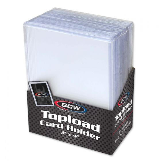 BCW TopLoader Card Holder 3X4-1