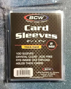 BCW Thick Card Sleeves 2 mil-1