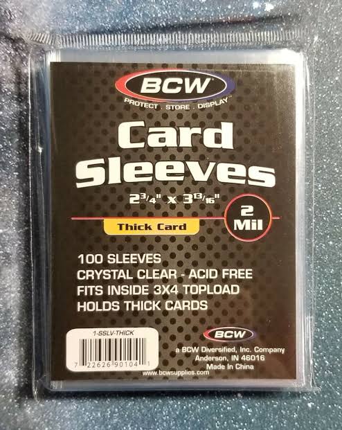 BCW Thick Card Sleeves 2 mil