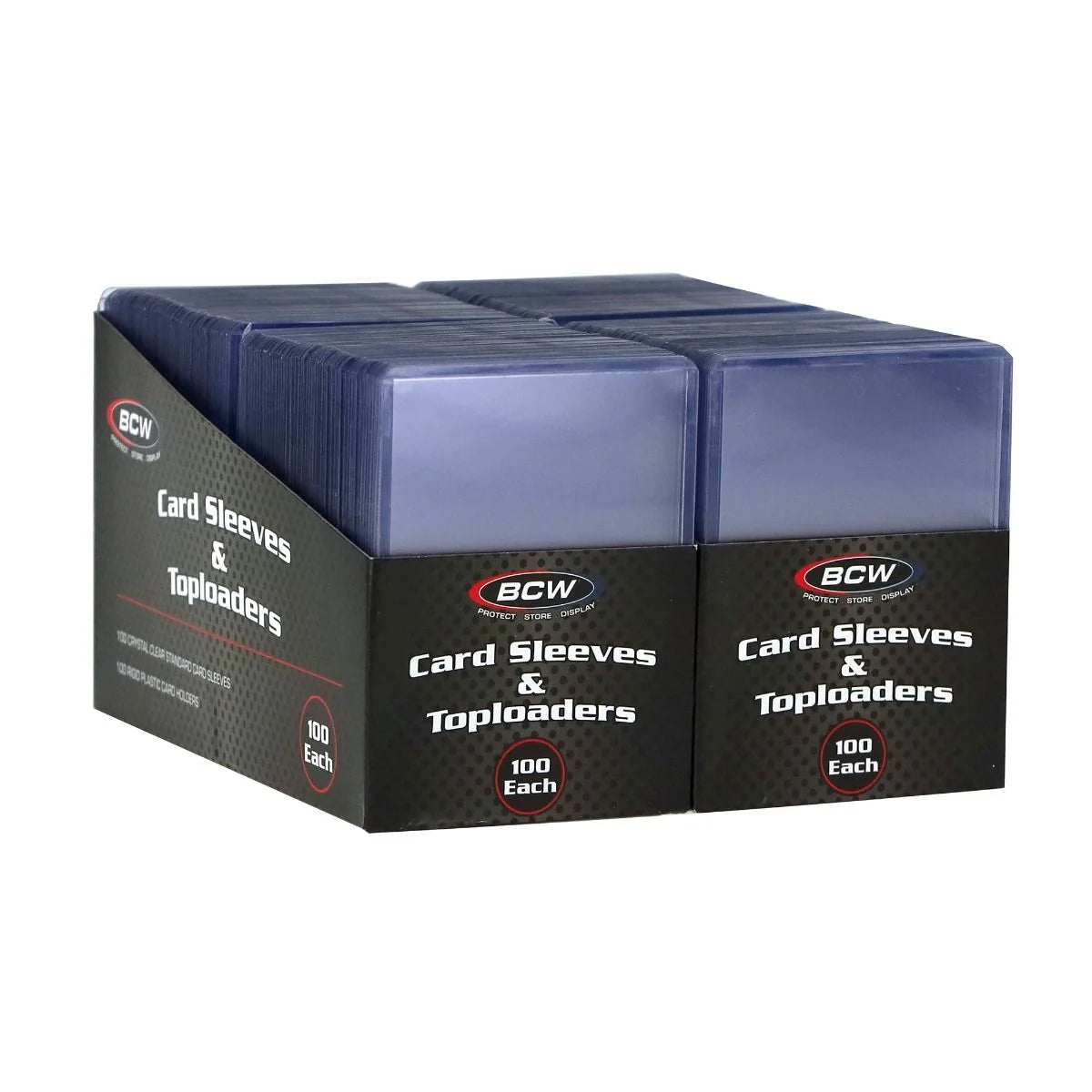BCW 200 pack Card Sleeves & Toploaders no barcode-1