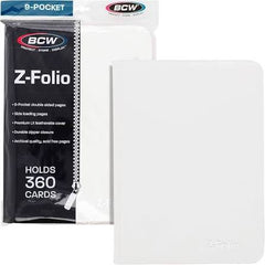 BCW Z-Folio 9 pocket double sided holds 360 white-1