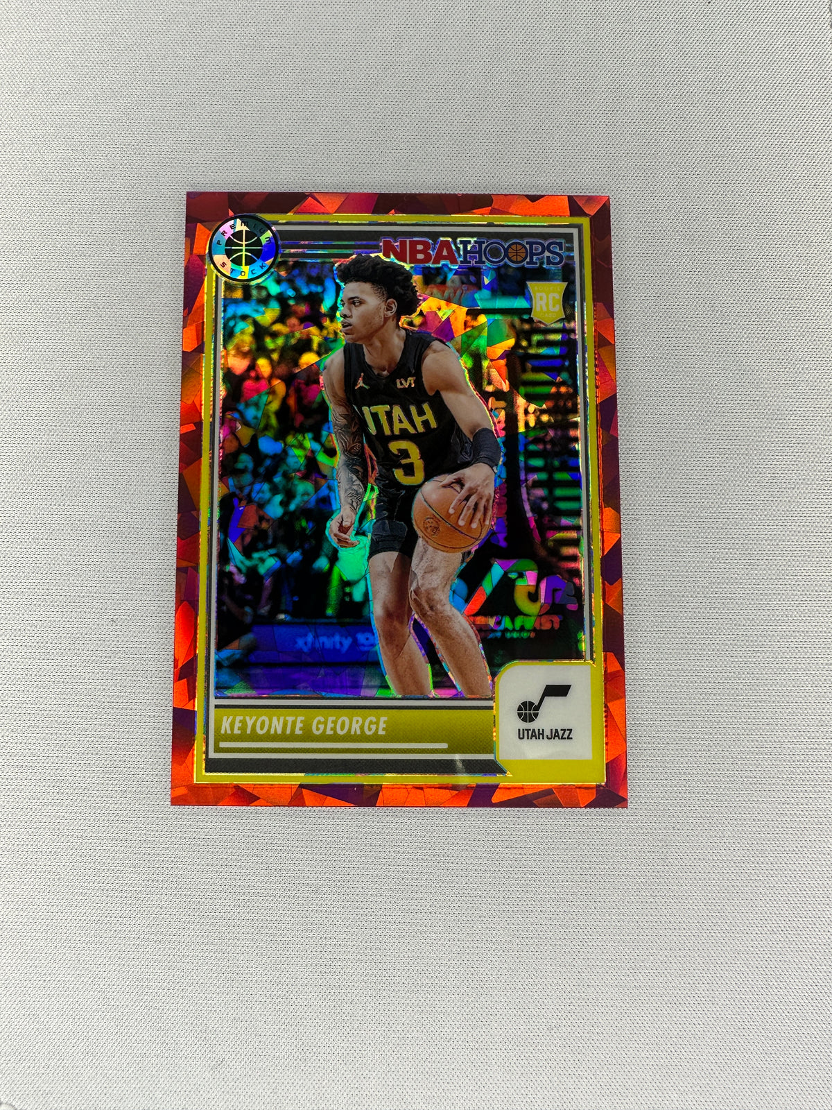 2023 Premium Stock Keyonte George Red Ice Rookie RC /99 #98