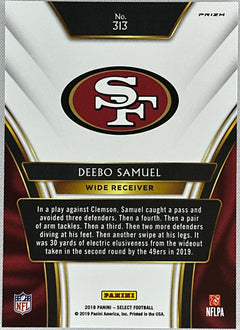 2018 Select Prizm Deebo Samuel Rookie RC #313-2