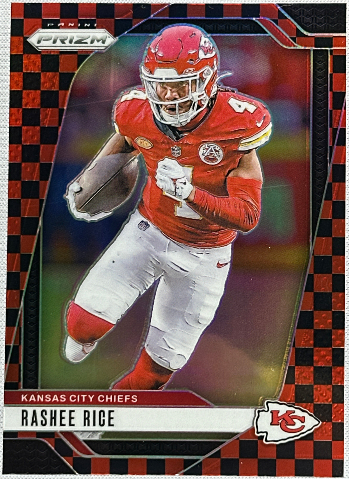 2024 Prizm Rashee Rice Black Red Checker #141