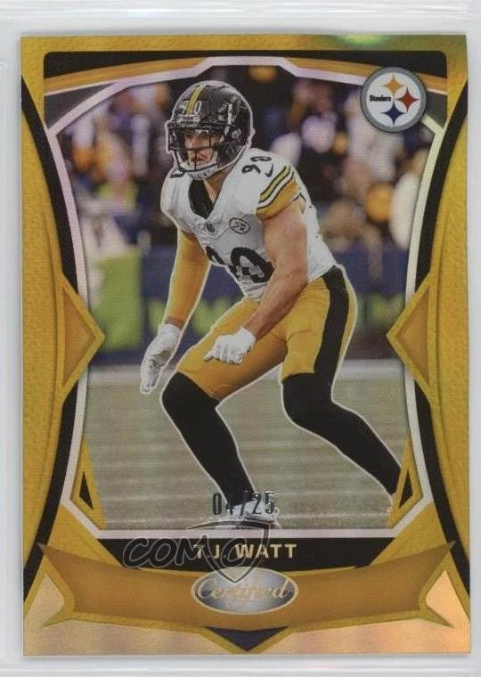 2024 certified TJ Watt gold mirror /25