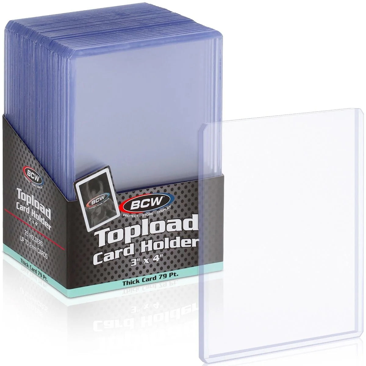BCW Topload Card Holder Thick Card 79 pt.-1
