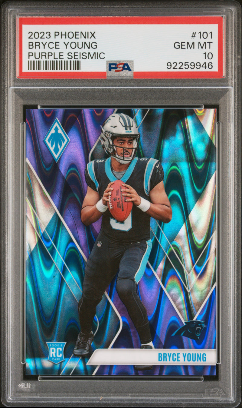 2023 Phoenix, Bryce Young purple seismic /125 ROOKIE RC-1