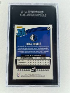 2018 Donruss Luka Dončić Rookie RC #177 SGC 9.5-2