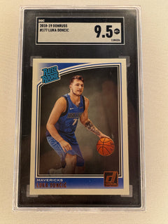 2018 Donruss Luka Dončić Rookie RC #177 SGC 9.5-1