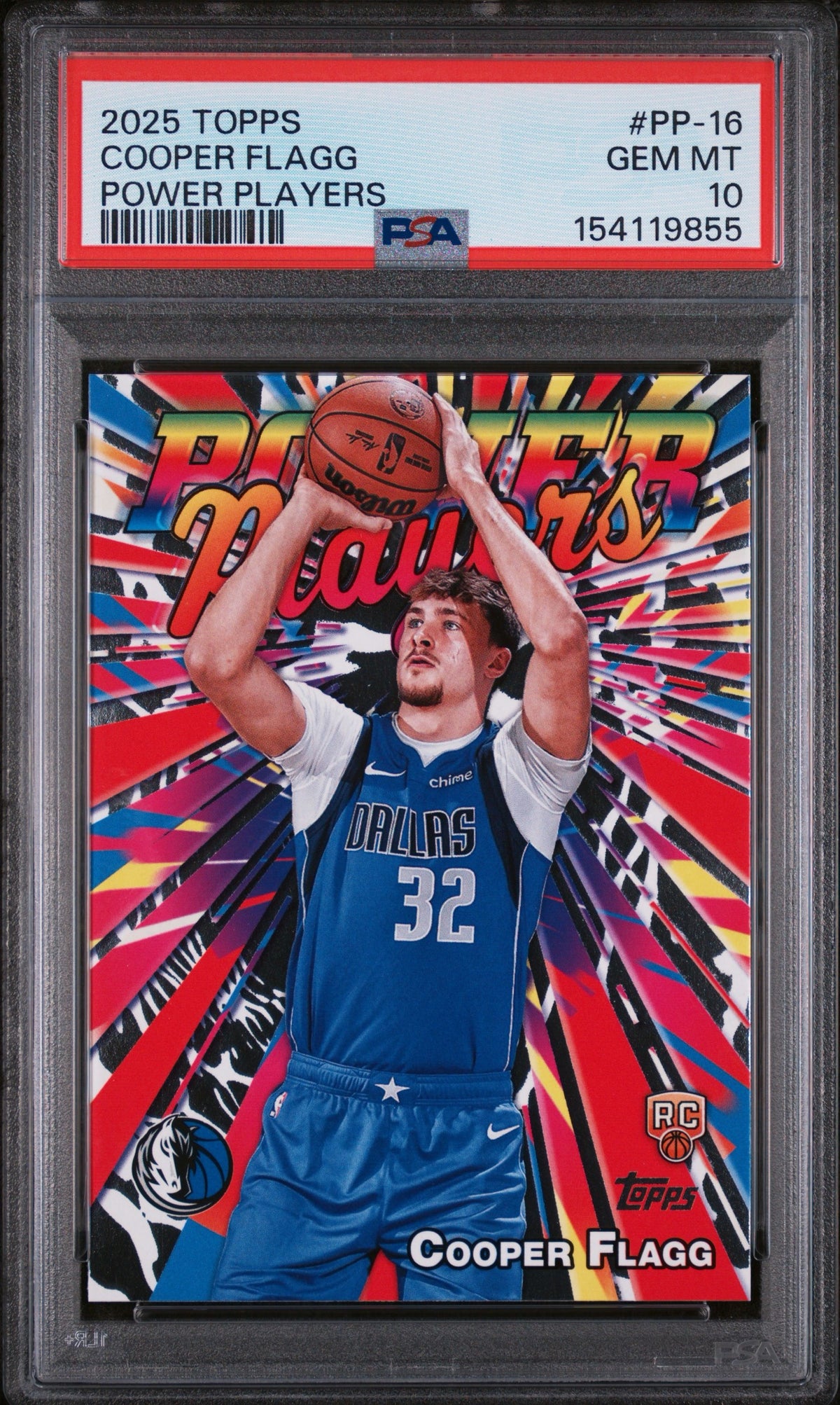 2025 Topps Cooper Flagg Power Players PSA 10