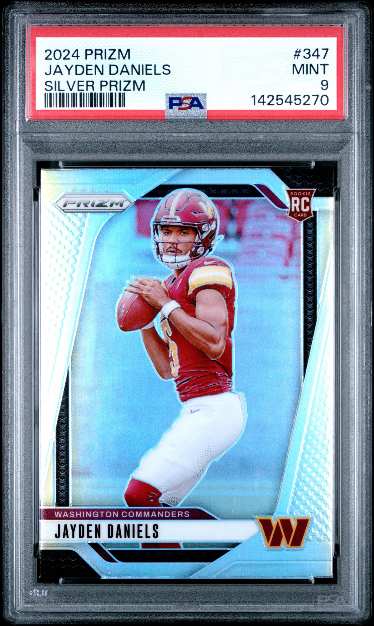 2024 prizm Jayden Daniel’s silver prizm #347 psa9