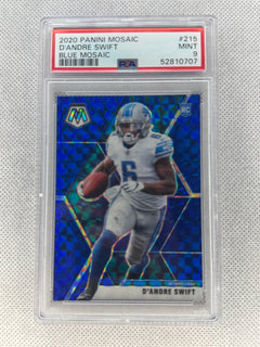 2020 Mosaic DAndre Swift Blue /99 #215 PSA 9-1