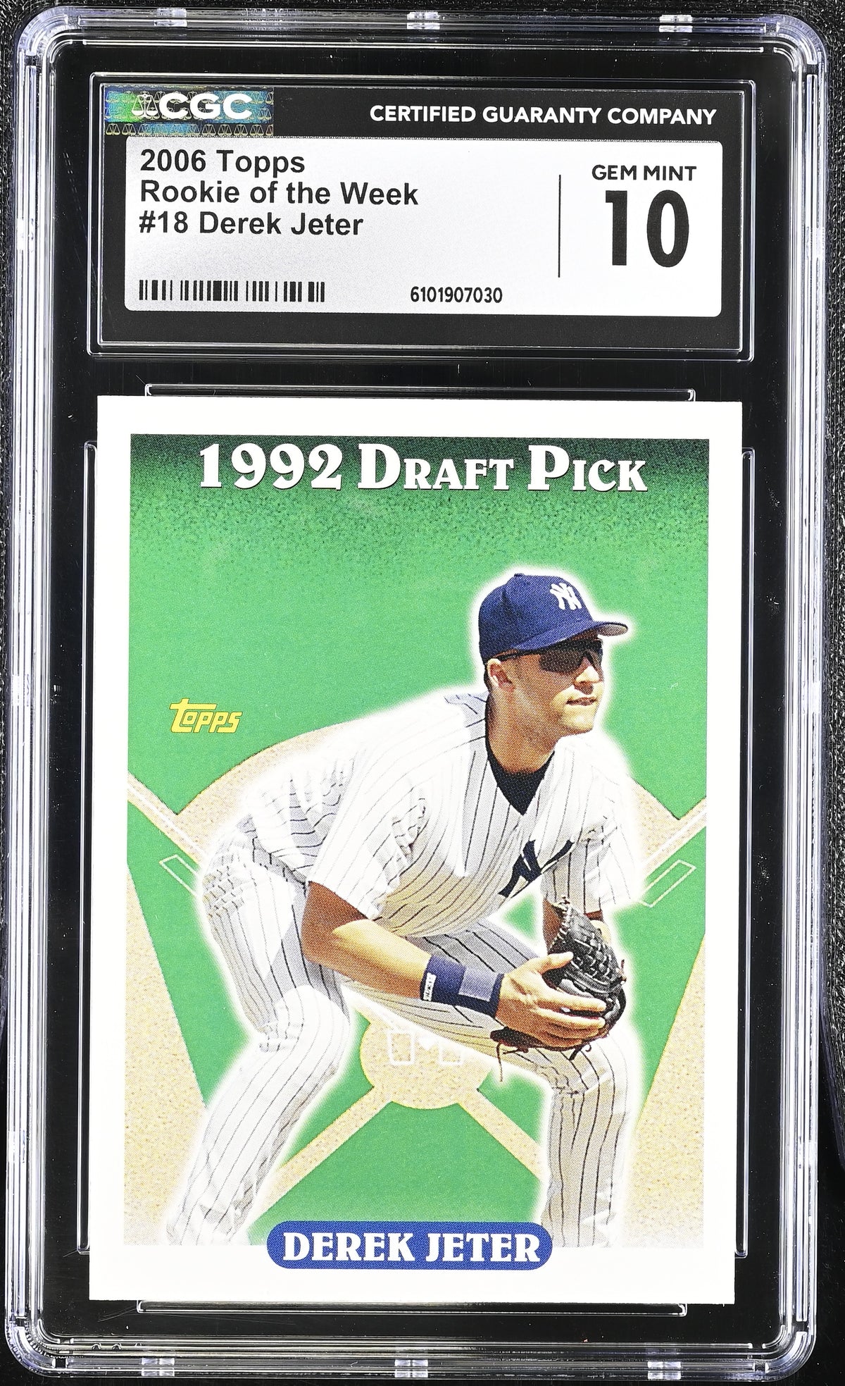 2006 Topps Rookie Of The Week Derek Jeter #98 CGC 10-1