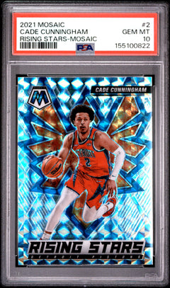 2021 Mosaic Cade Cunningham Rising Stars-Mosaic PSA 10-1