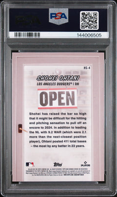 2025 Bowman, Shohei Ohtani Hobby Stars HS-4￼PSA 10-2