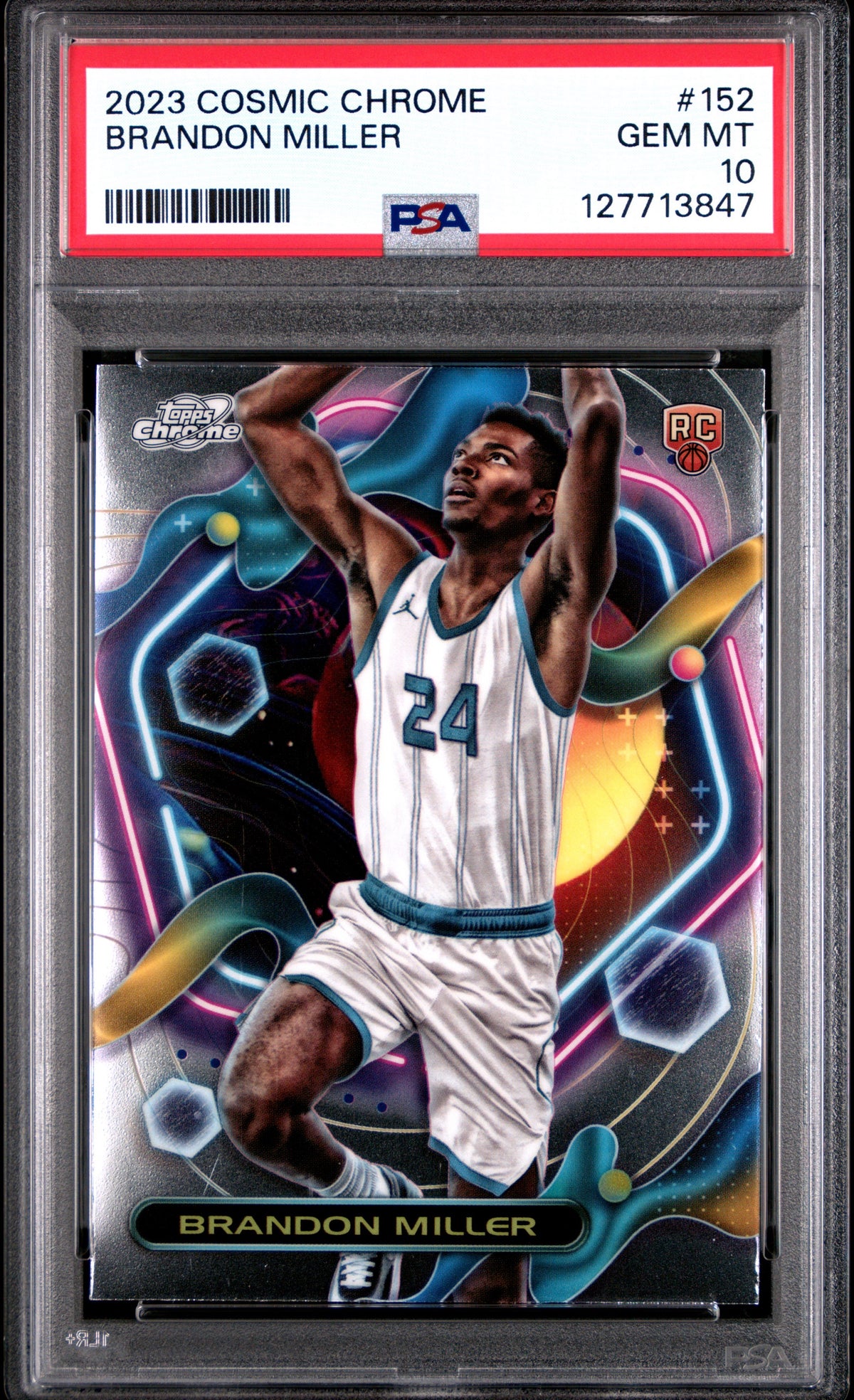 2023 Cosmic Chrome Brandon Miller PSA 10