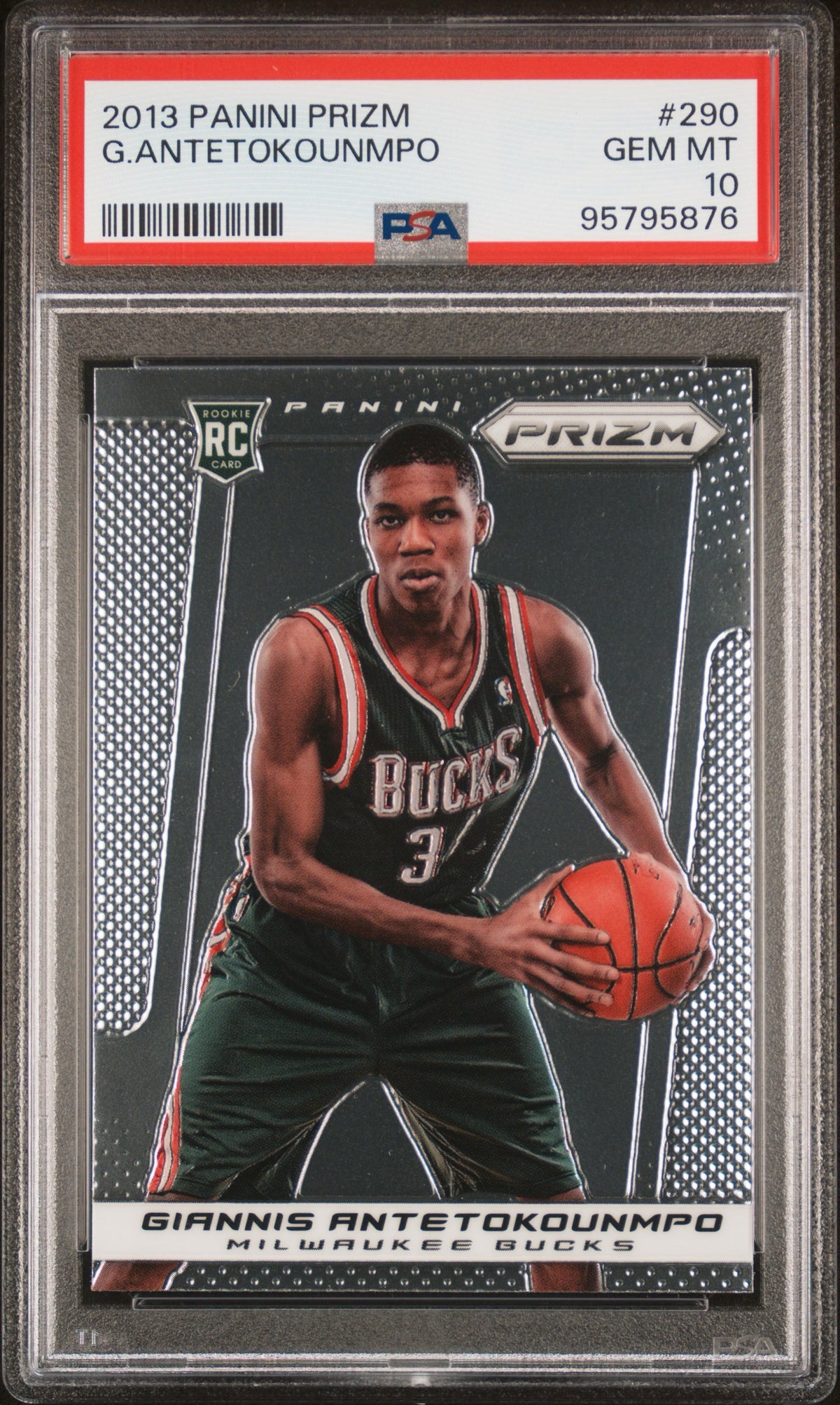 2013 Panini Prizm Giannis Antetokounmpo #290 PSA 10