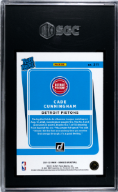 2021 Donruss Cade Cunningham Choice SGC 10-2