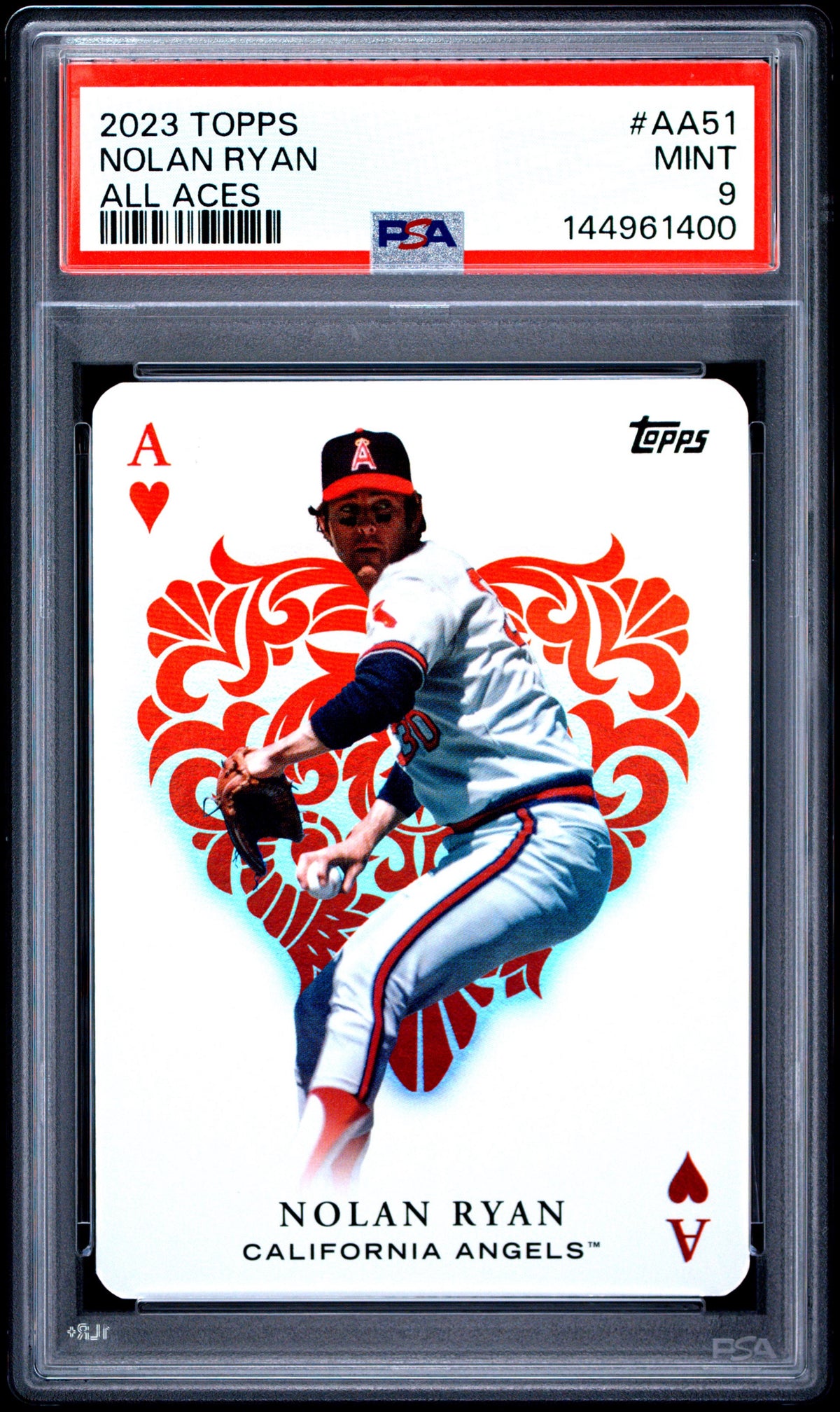2023 TOPPS ALL ACES #AA51 NOLAN RYAN UPDATE PSA 9