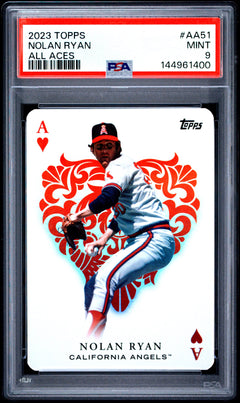 2023 TOPPS ALL ACES #AA51 NOLAN RYAN UPDATE PSA 9-1