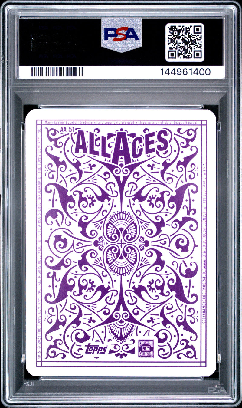 2023 TOPPS ALL ACES #AA51 NOLAN RYAN UPDATE PSA 9-2